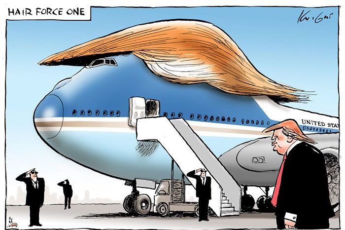 vignetta trump