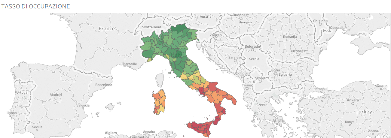 Tasso Di Occupazione In Italia, Come è Cambiato In 12 Anni ...