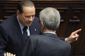 monti e berlusconi