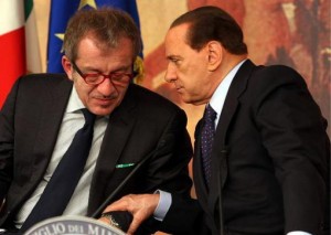 Silvio Berlusconi e Roberto Maroni