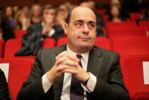 Il governatore del Lazio Zingaretti