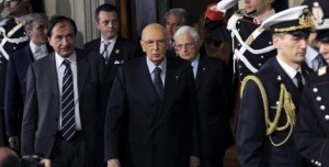 Giorgio Napolitano, undicesimo Presidente della Repubblica.