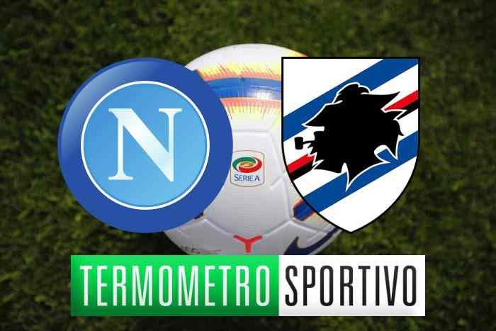 Napoli-Sampdoria diretta streaming, formazioni e cronaca in tempo reale