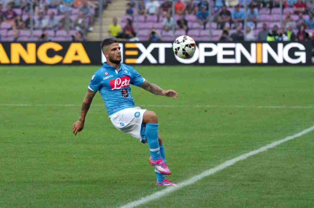 Infortunio Insigne il capitano del Napoli out tre settimane