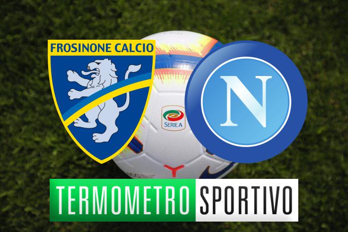 Diretta Frosinone-Napoli: streaming, tv, formazioni e risultato - LIVE