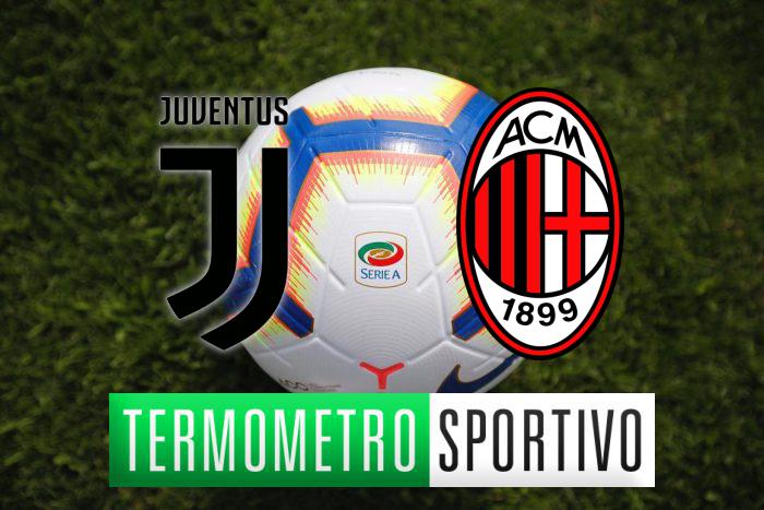 Juventus-Milan: diretta streaming, formazioni e cronaca in tempo reale