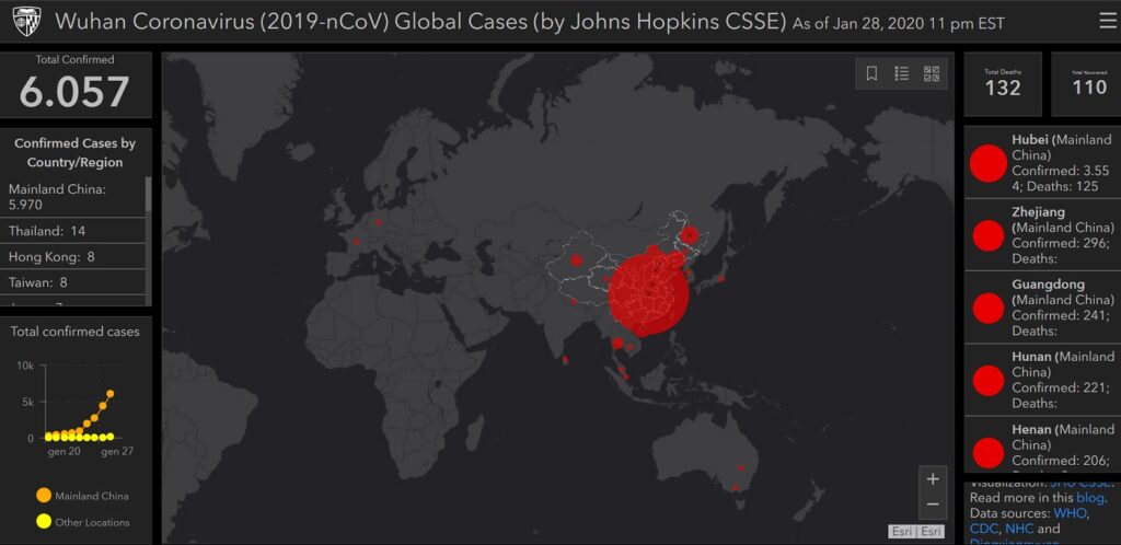 Mappa Coronavirus