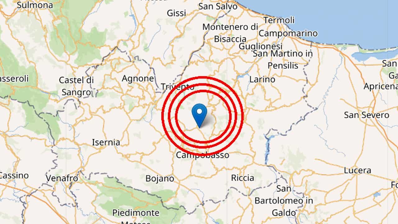 Terremoto Campobasso: scossa nella notte. Paura e pochi danni