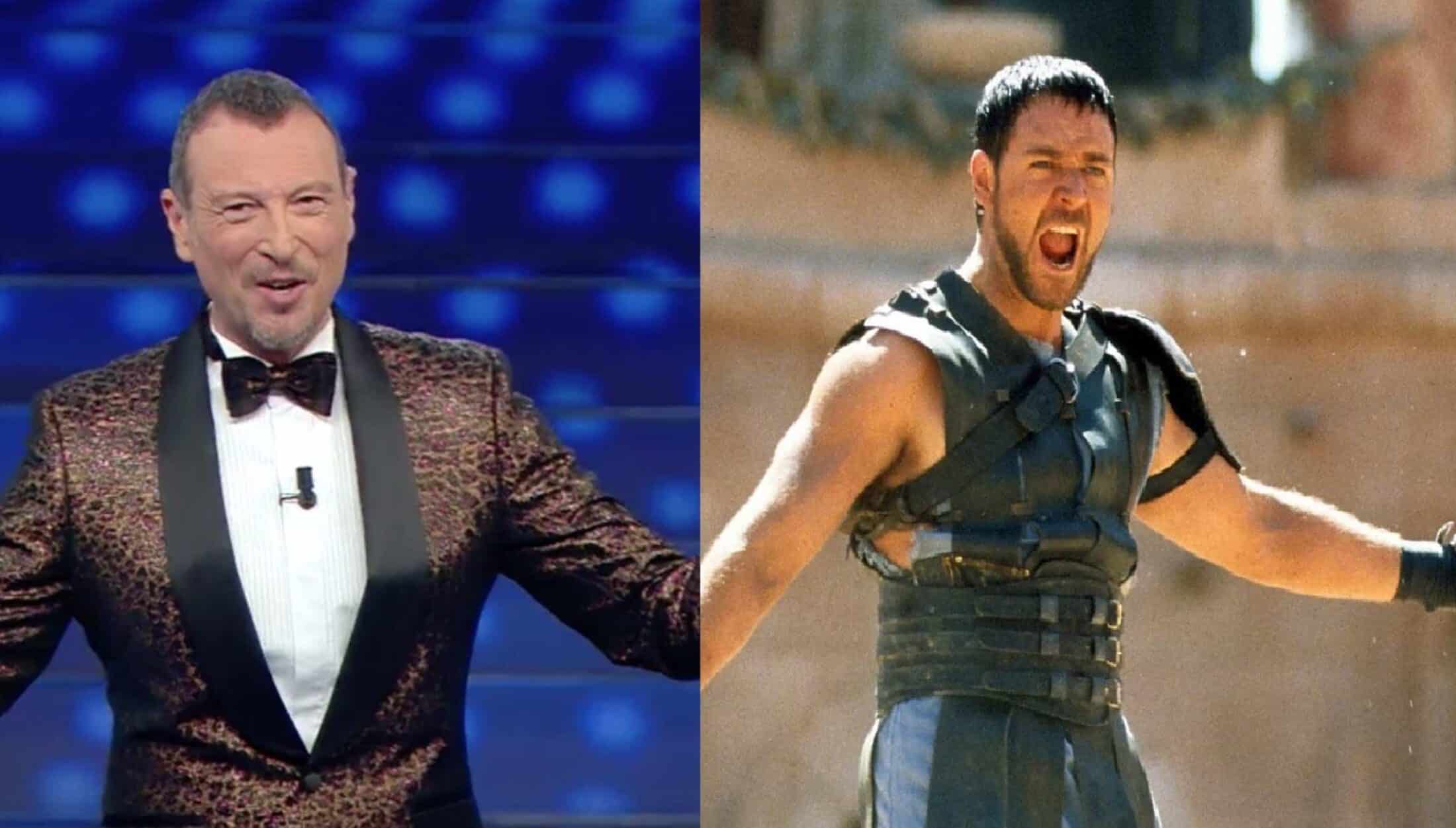 Sanremo 2024 Anticipazioni: Russell Crowe ospite a sorpresa. "Al mio segnale scatenate la musica!"